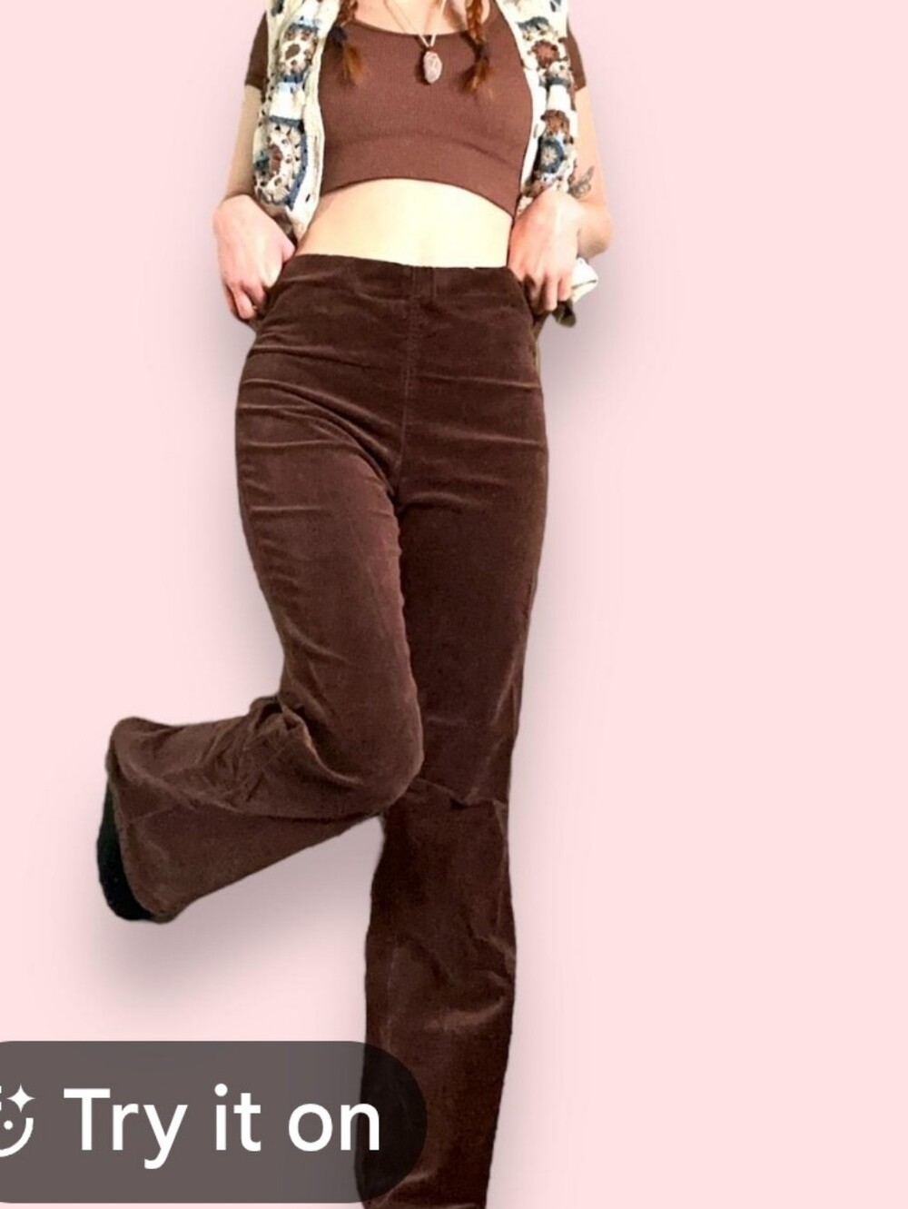 wild fable Brown Boot Cut Corduroy Jeans